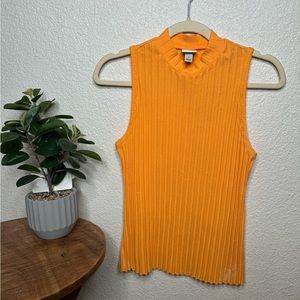 One day orange top turtle neck